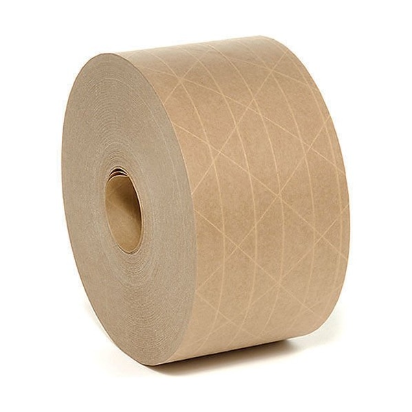 Holland Gold Banner Reinforced Water Activated Tape, 5 Mil, 3 x 450', Tan 3"x450' TAN - main